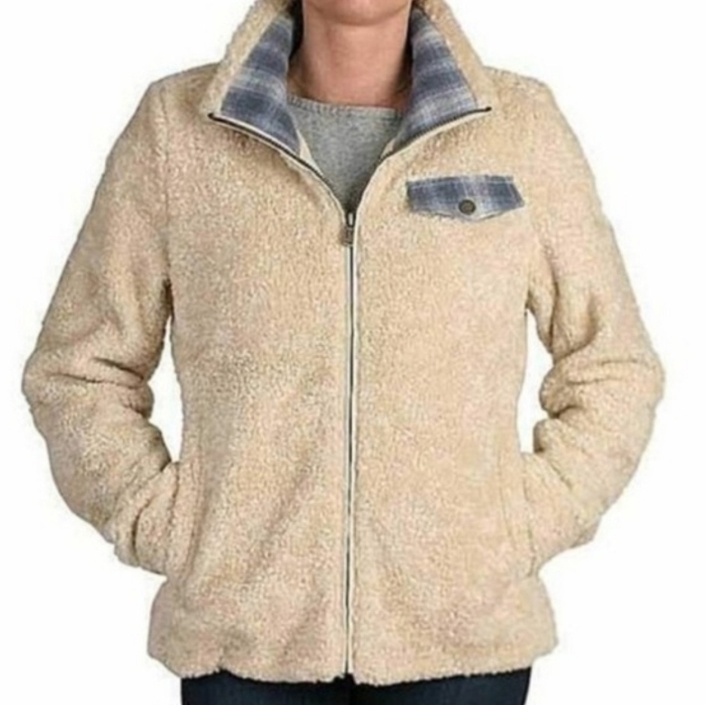 Pendleton Sherpa Zip Up Jacket Coat Large